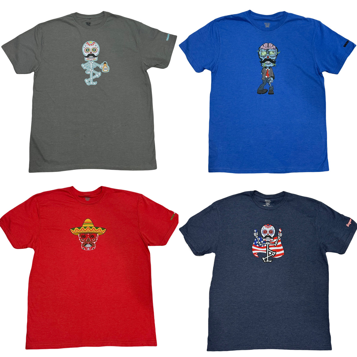 T-Shirt Collection: Skull Golf Here – Sugar Click