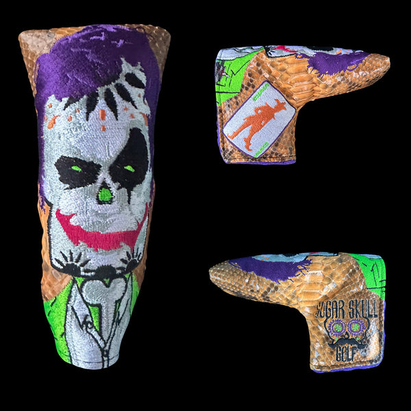 SSG 1/1 Snakeskin Joker Skull Putter Cover