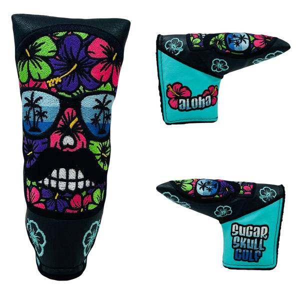 SSG 2025 Hawaiian Flower Skull Putter Cover - Blade