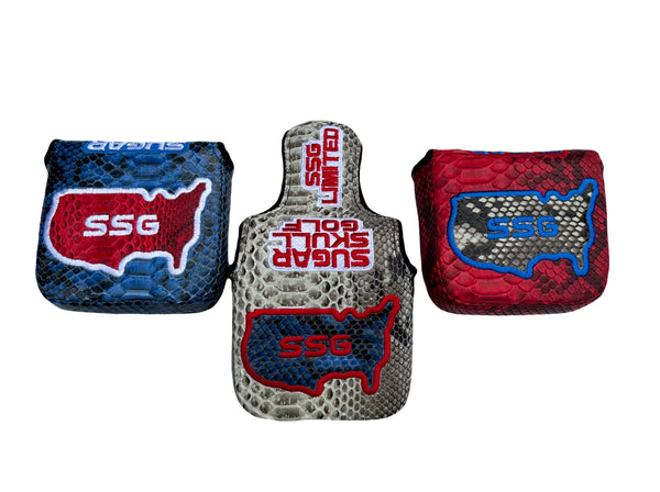 SSG 2024 Full Snakeskin Putter Cover -  Mallet (Random Color)